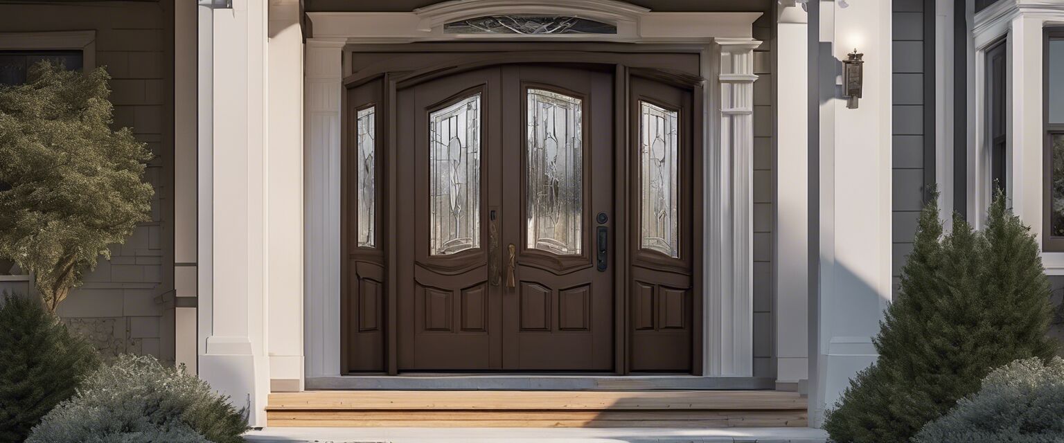 Step by step installation of entry door